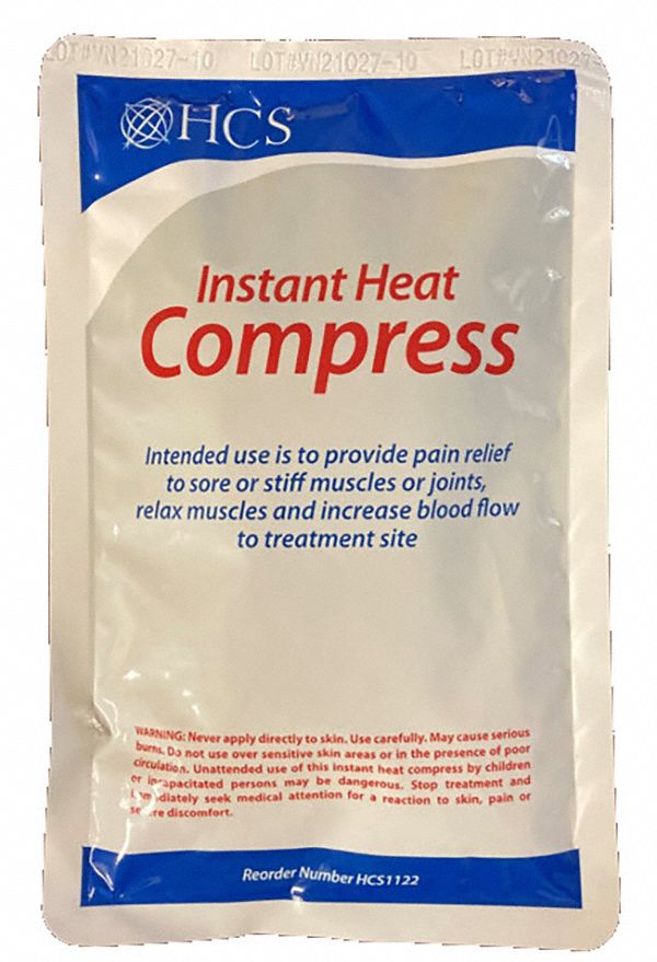 Heat Pack: 9 in Temp Pack Lg, 6 in Temp Pack Wd, HCS1122, 24 PK