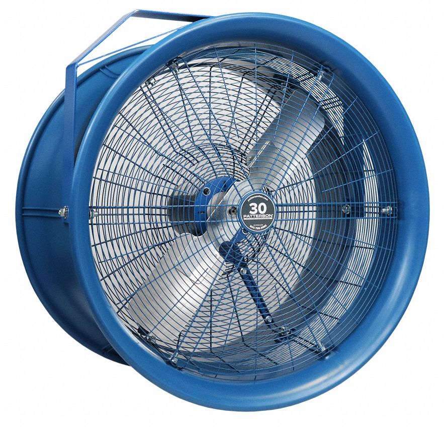 PATTERSON HighVelocity Industrial Fan 30 in Blade Dia, 1 Speeds