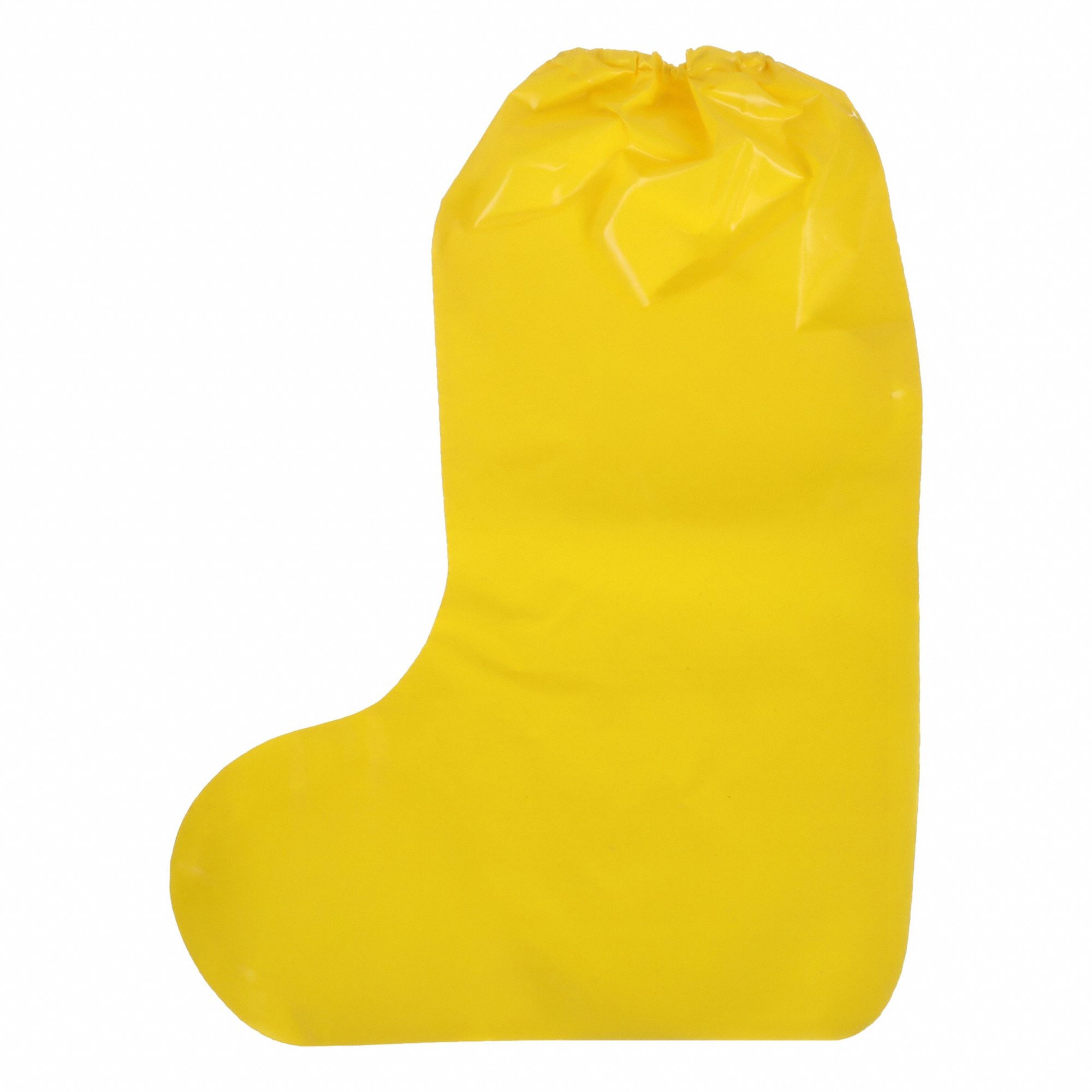 VR Shoe Covers: Polyolefin, Includes Slip Resistant Sole, 22 in Overall Ht, Yellow, 100 PK