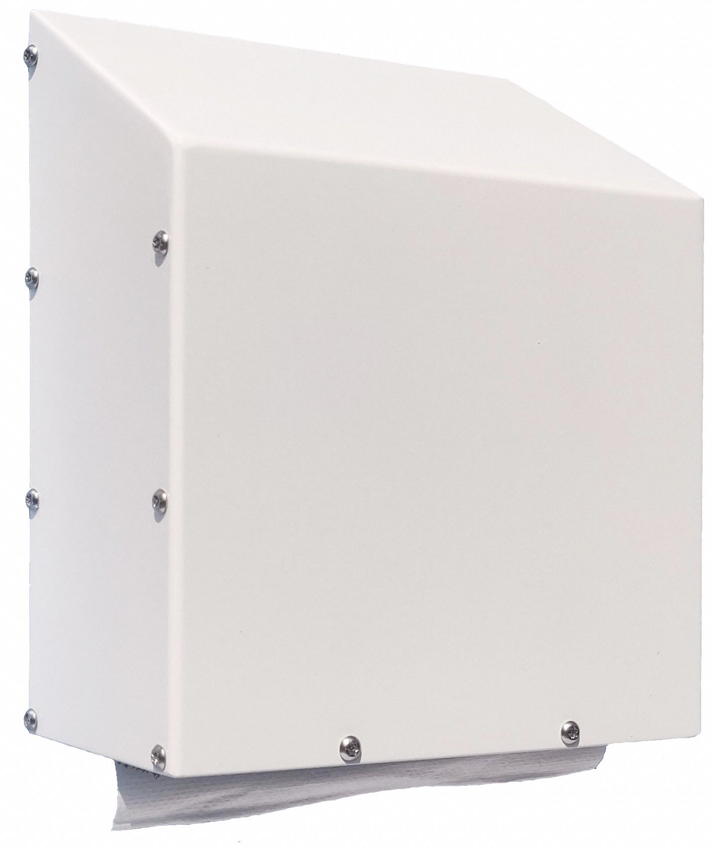 Paper Towel Dispenser: Multifold, 9 1/4 in Paper Towel Wd, Aluminum, White