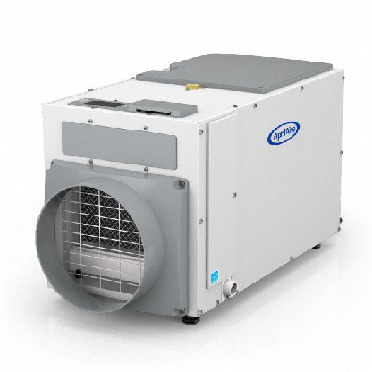 Ducted Dehumidifier: 80 pt Per Day, 185 cfm Air Flow @ 0.0 in wg, For 10 in Duct Dia