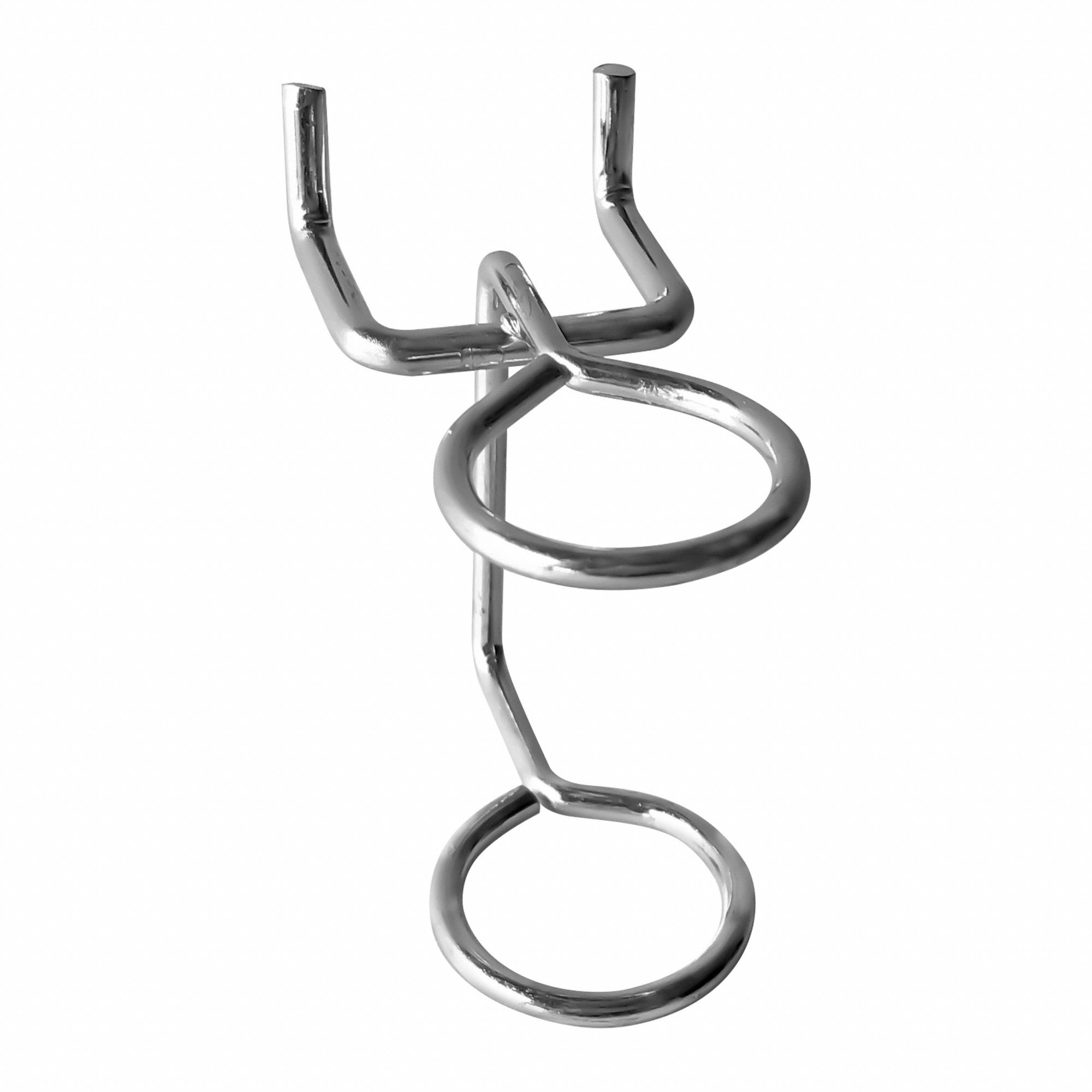 DOUBLE-RING TOOL HOLDER, ⅞ IN, ¼ IN PEG HOLE, 2⅜ IN X 2 3/16 IN, 10 PK