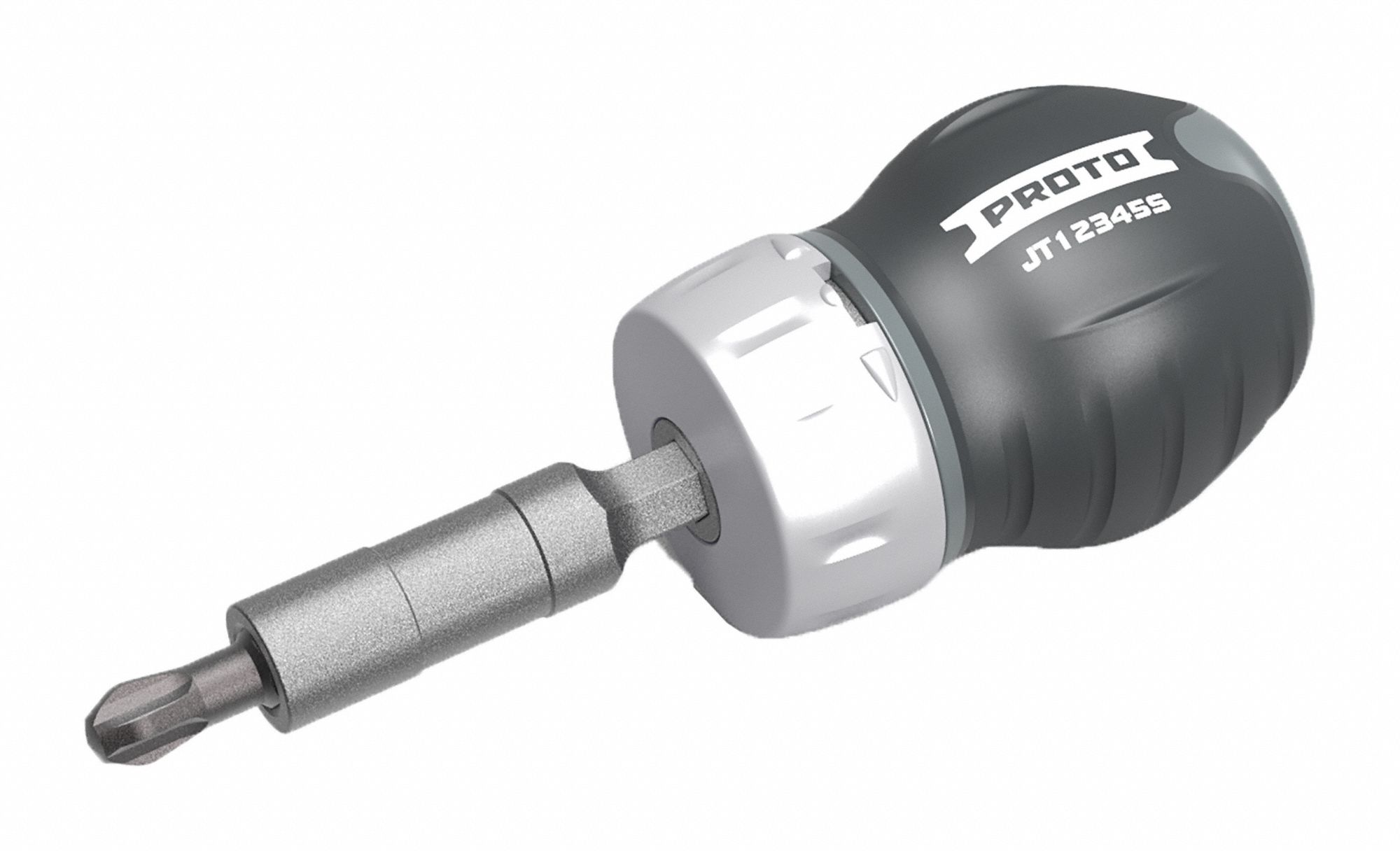 MULTI-BIT SCREWDRIVER, HEX/PHILLIPS/SLOTTED/TORX TIP, 16 TIPS, 6 IN OVERALL L, RETAINING RING