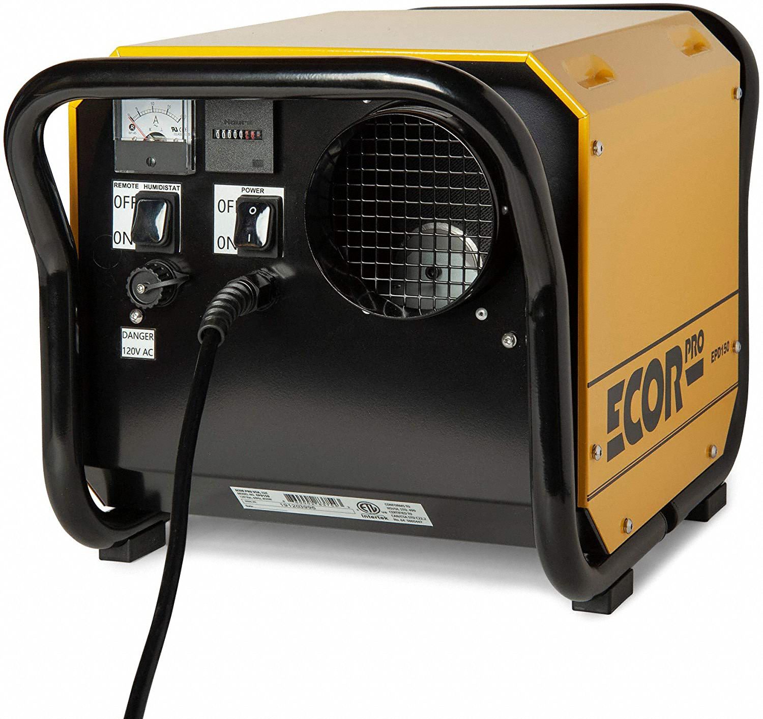Desiccant Dehumidifier 39 lb Weight