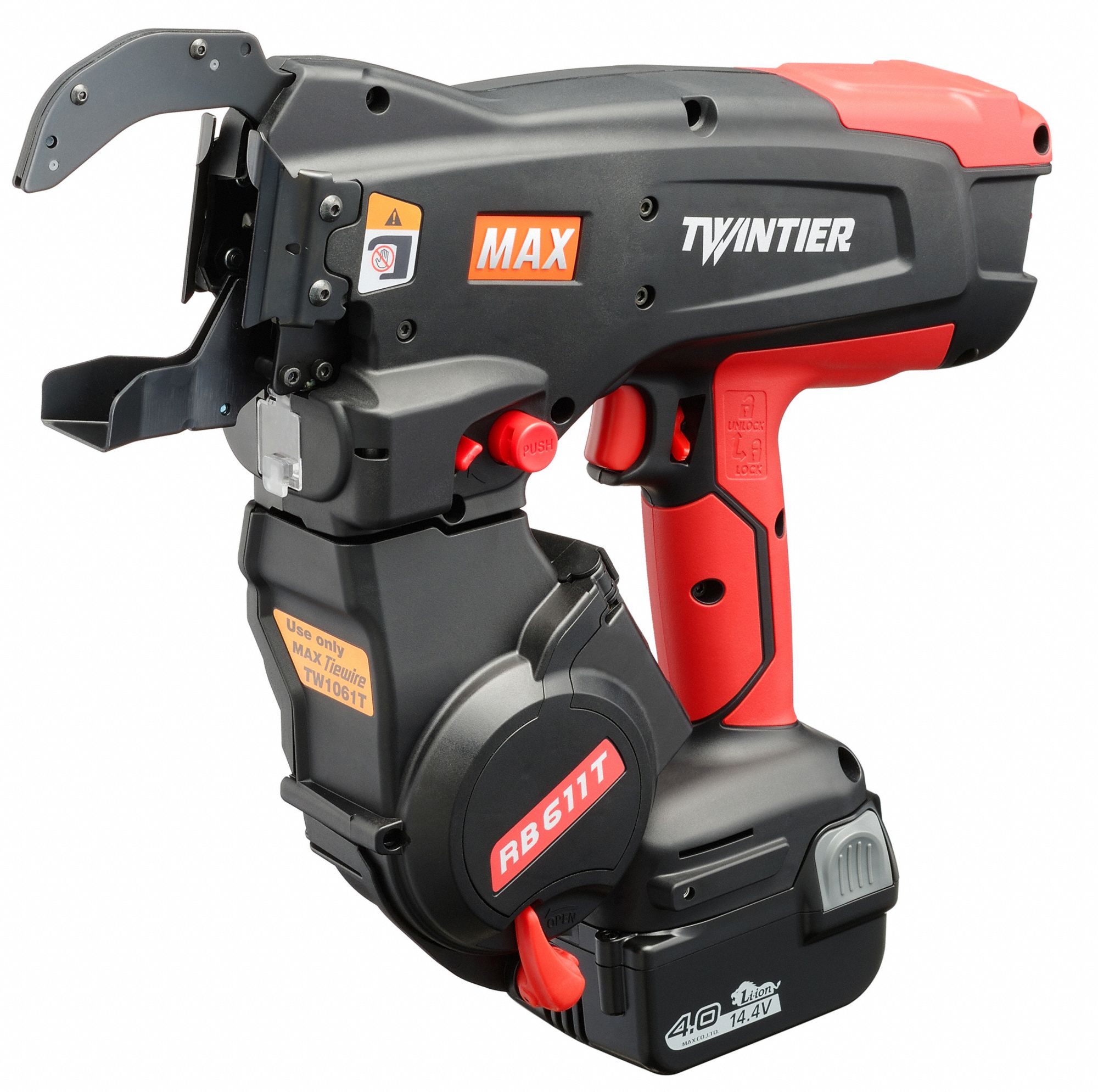 MAX, 14.4V DC, No. 9 x No. 10, Rebar Tying Tool Kit 787EJ2RB611T Grainger