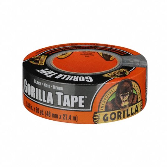GORILLA Duct Tape Gorilla, Heavy Duty, 1 7/8 in x 30 yd, Black