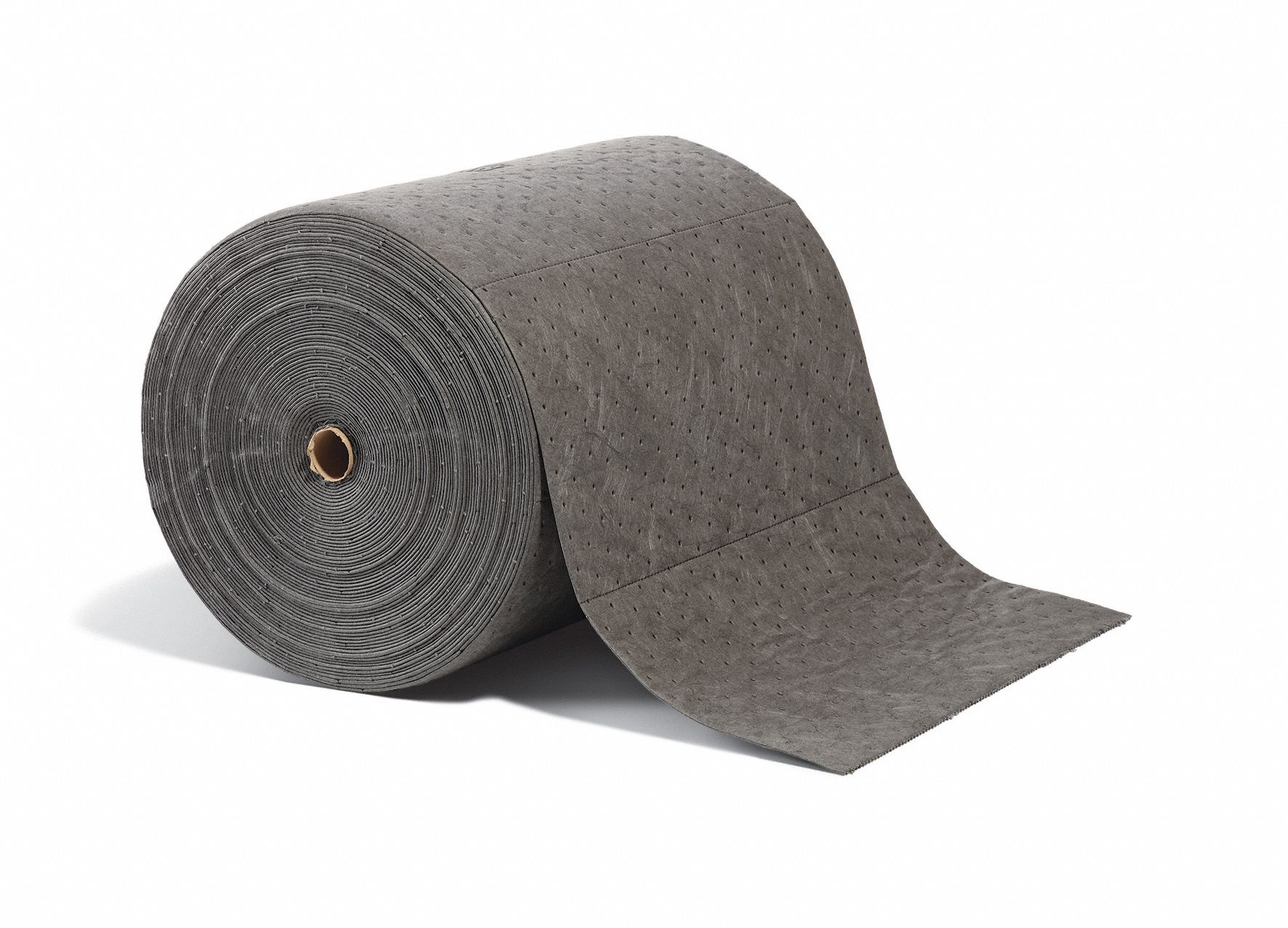 Sorbent Roll: 135 ft Lg, 20 in Wd, Gray, Polypropylene, 135 ft Roll Lg, 20 in Roll Wd, Bag