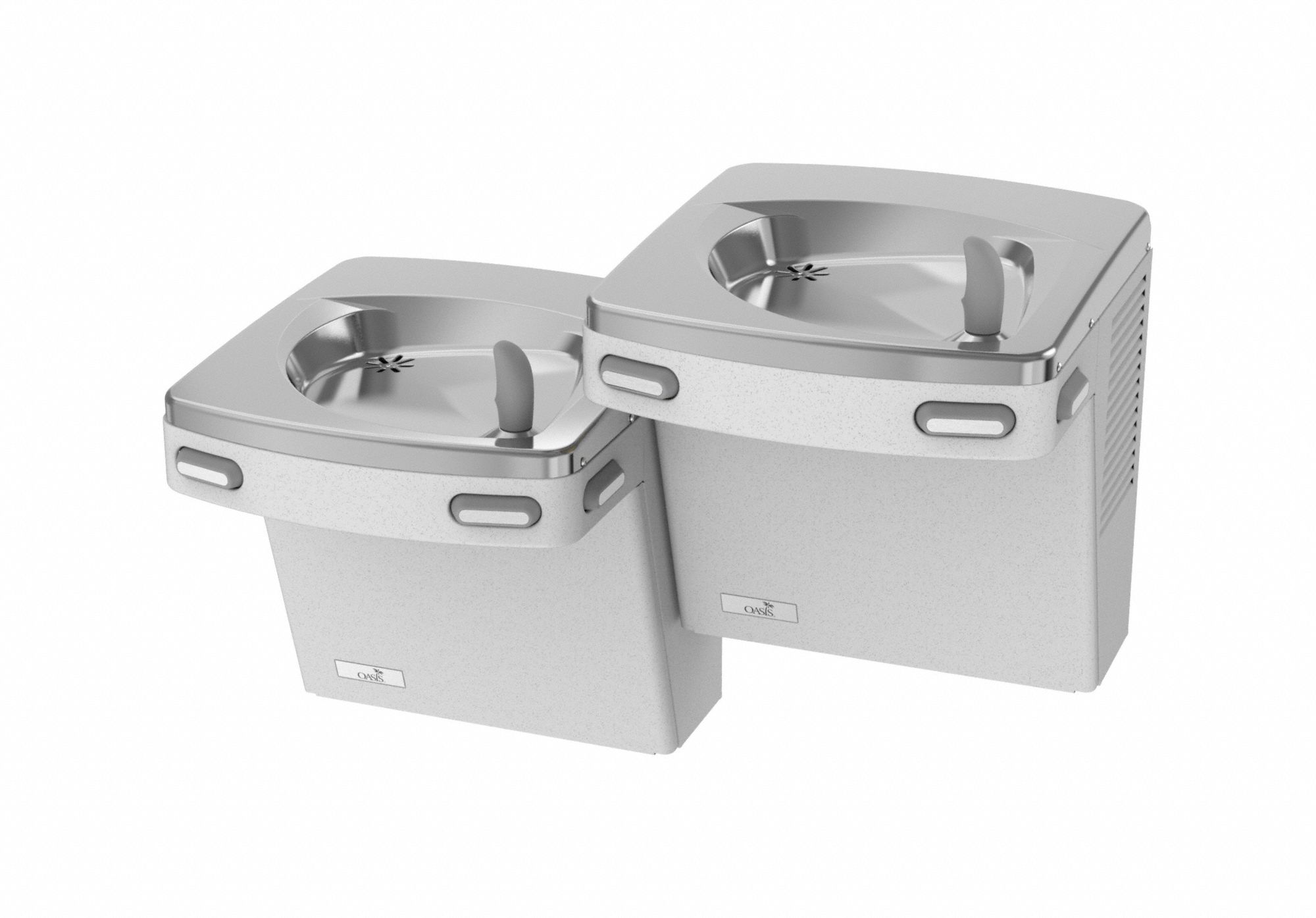 OASIS, OnWall, Refrigerated, TwoLevel Drinking Fountain 787G96