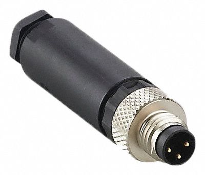 IFM, A Coded, 3 Pin, M8 Circular Connector - 787GF1|E10919 - Grainger