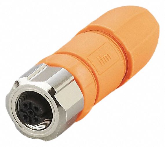 IFM, A Coded, 5 Socket, M12 Circular Connector 787GH4EVC814 Grainger