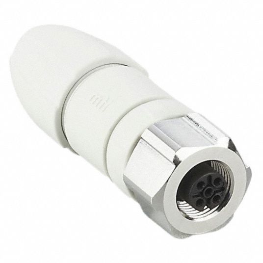 Ifm M12 Circular Connector A Coded M12 Female Thread With Straight Connection 5 Socket 3066