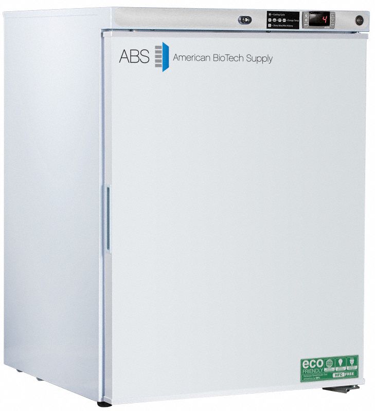 Refrigerator: 5.2 cu ft, Undercounter, 1°C to 10°C, 24 in Overall Dp, R-600a
