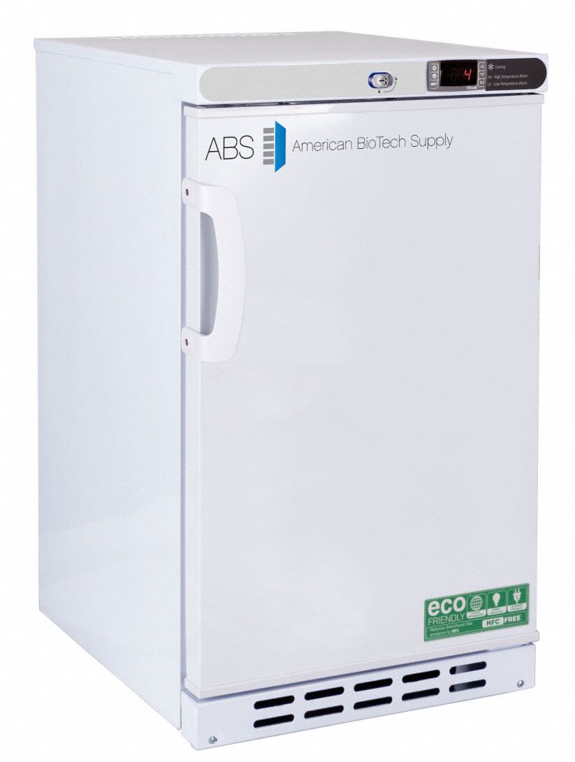 AMERICAN BIOTECH SUPPLY, 2.5 cu ft cu ft Refrigerator Capacity