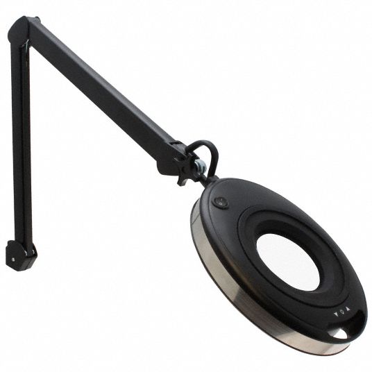 Round 8x or 5x Diaptor) Magnifying lamp with interchangeable lens