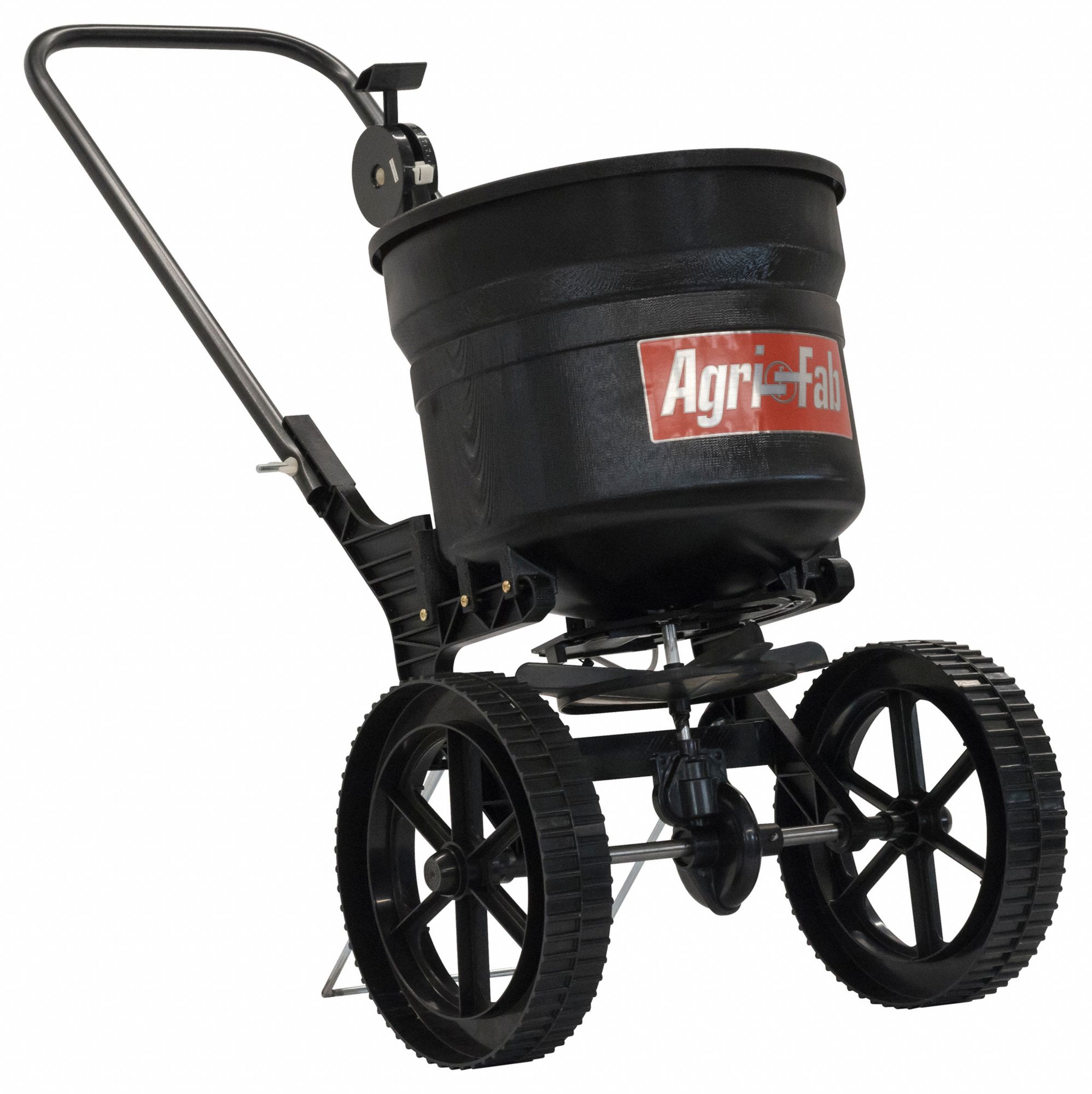 Home Capacity Push Broadcast Spreader Pneumatic Tires Outdoor Brinly