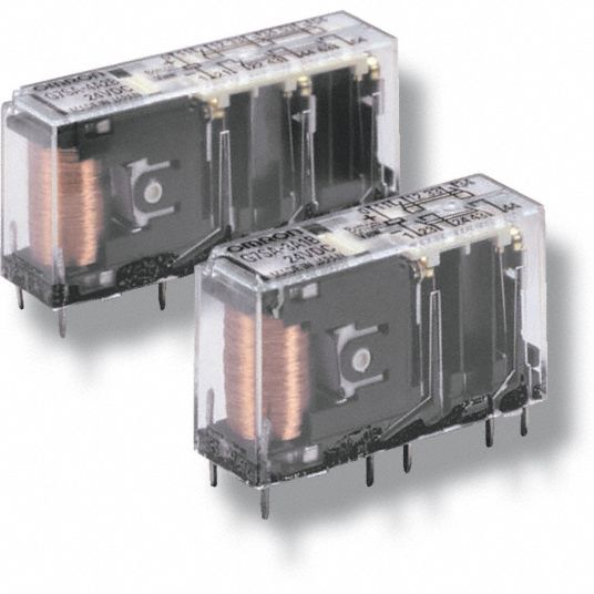 OMRON Force Guided Relay: Socket Mounted, 24V DC, 6 A Rating, 14  Pins/Terminals, 5PST-NO/SPST-NC