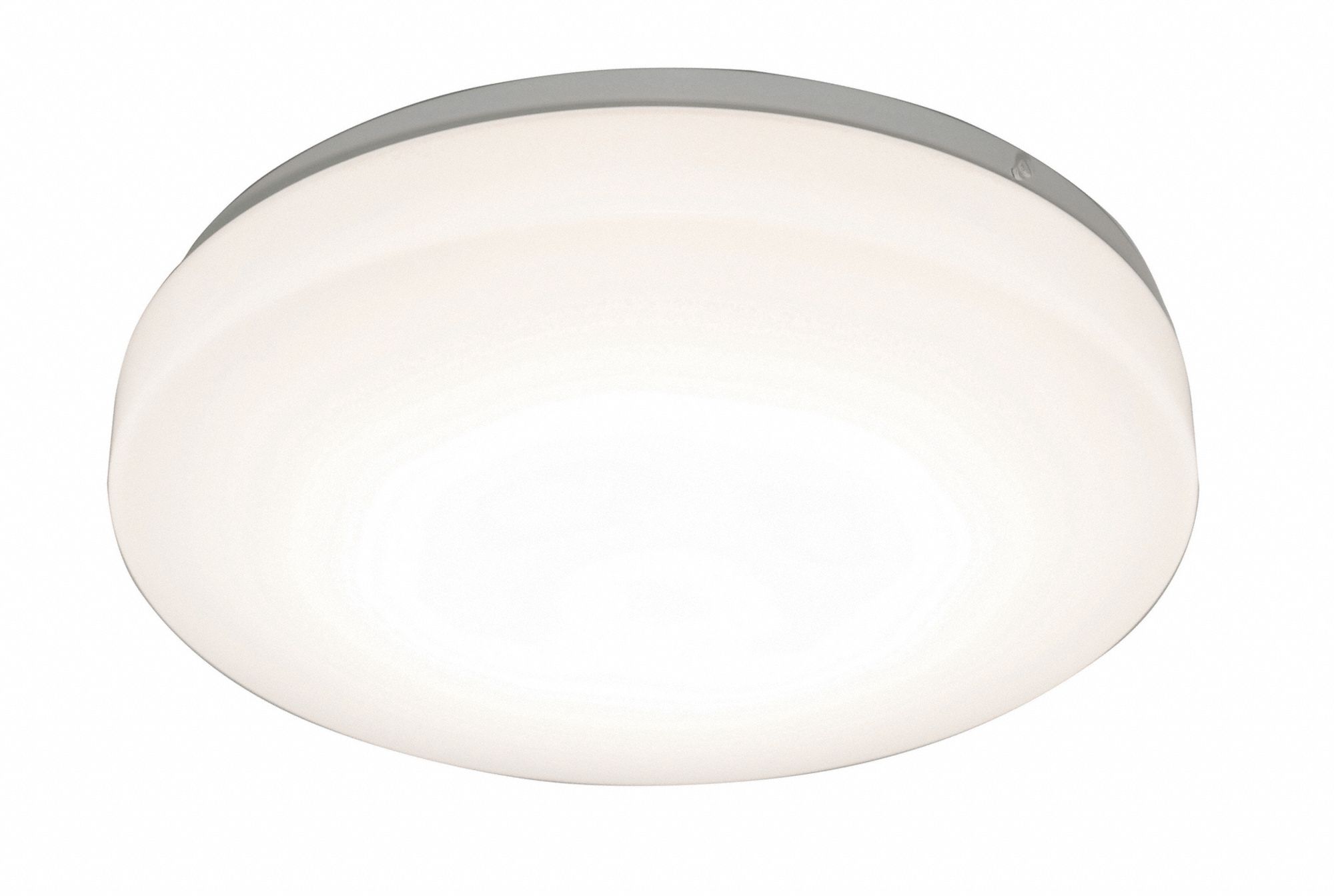 LED Flush Mount: 19 in Dia, White, 3 in Ht, 2, 236 lm, 2700K/3000K/3500K/4000K/5000K, 34 W, C2F