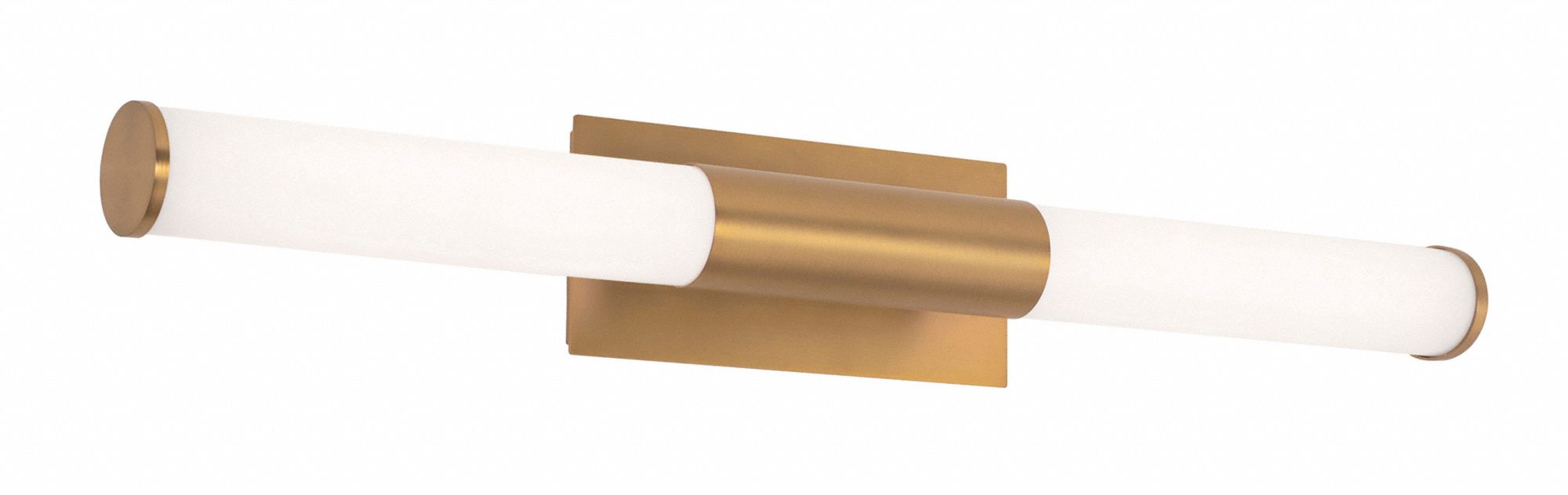 Dax 36" LED Vanity: Satin Brass, 2, 900 lm_3, 800 lm, 3000K, 35 W, 120V AC, Dimmable, 36 1/8 in Lg