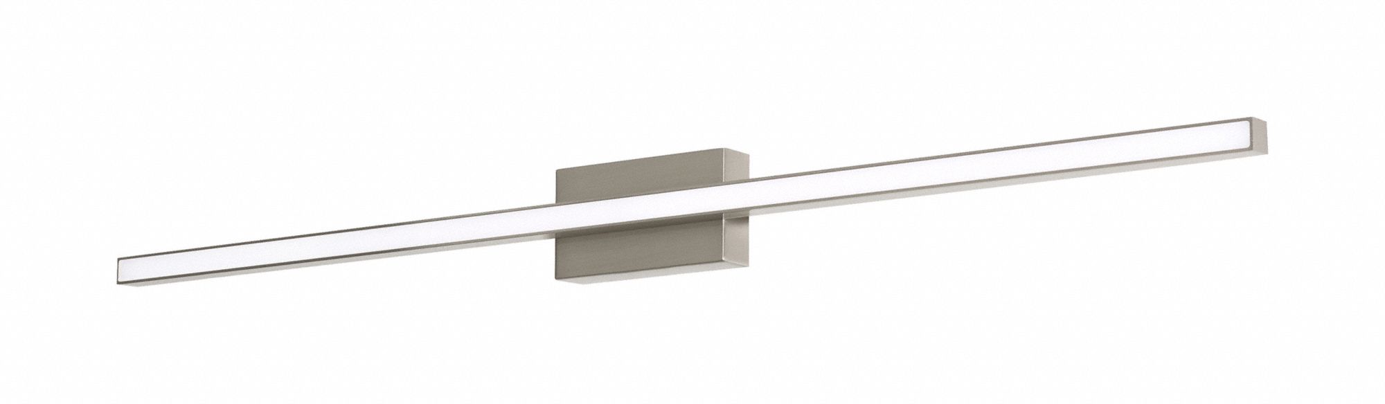 Barlow 36" LED Vanity: Satin Nickel, 1, 634 lm_3, 800 lm, 3000K, 30 W, 120V AC, Dimmable, 36 in Lg