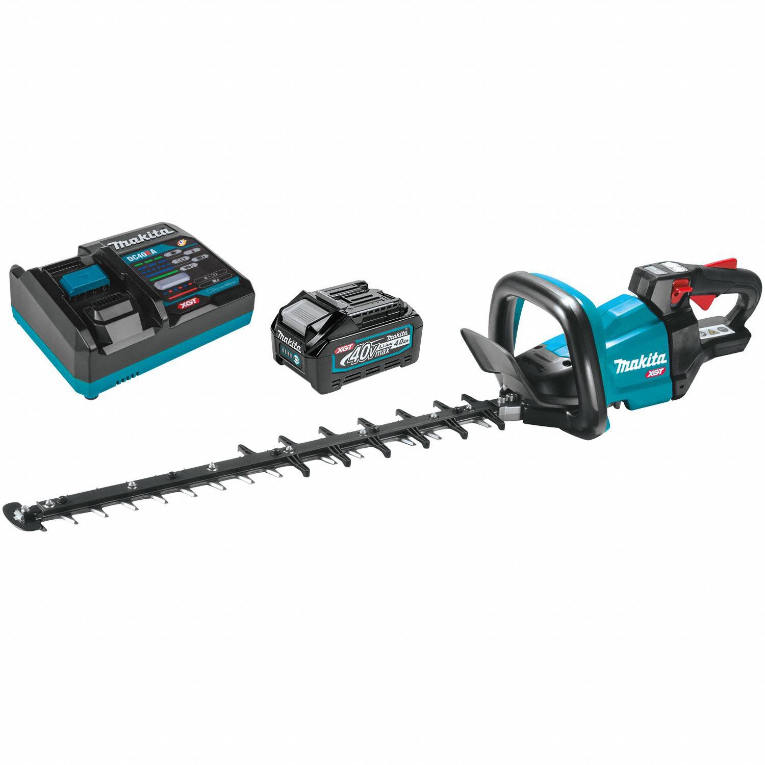 Battery-Powered Hedge Trimmer Kit: XGT® Platform, 3/8 in Cutting Wd, 24 in Blade Lg, 40 V