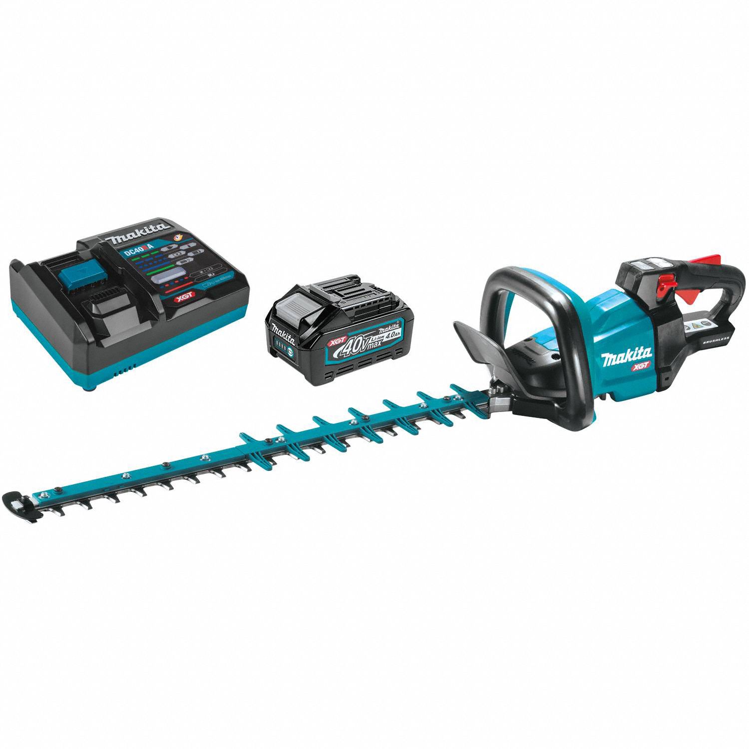 Battery-Powered Hedge Trimmer Kit: XGT® Platform, 3/8 in Cutting Wd, 24 in Blade Lg, 40 V