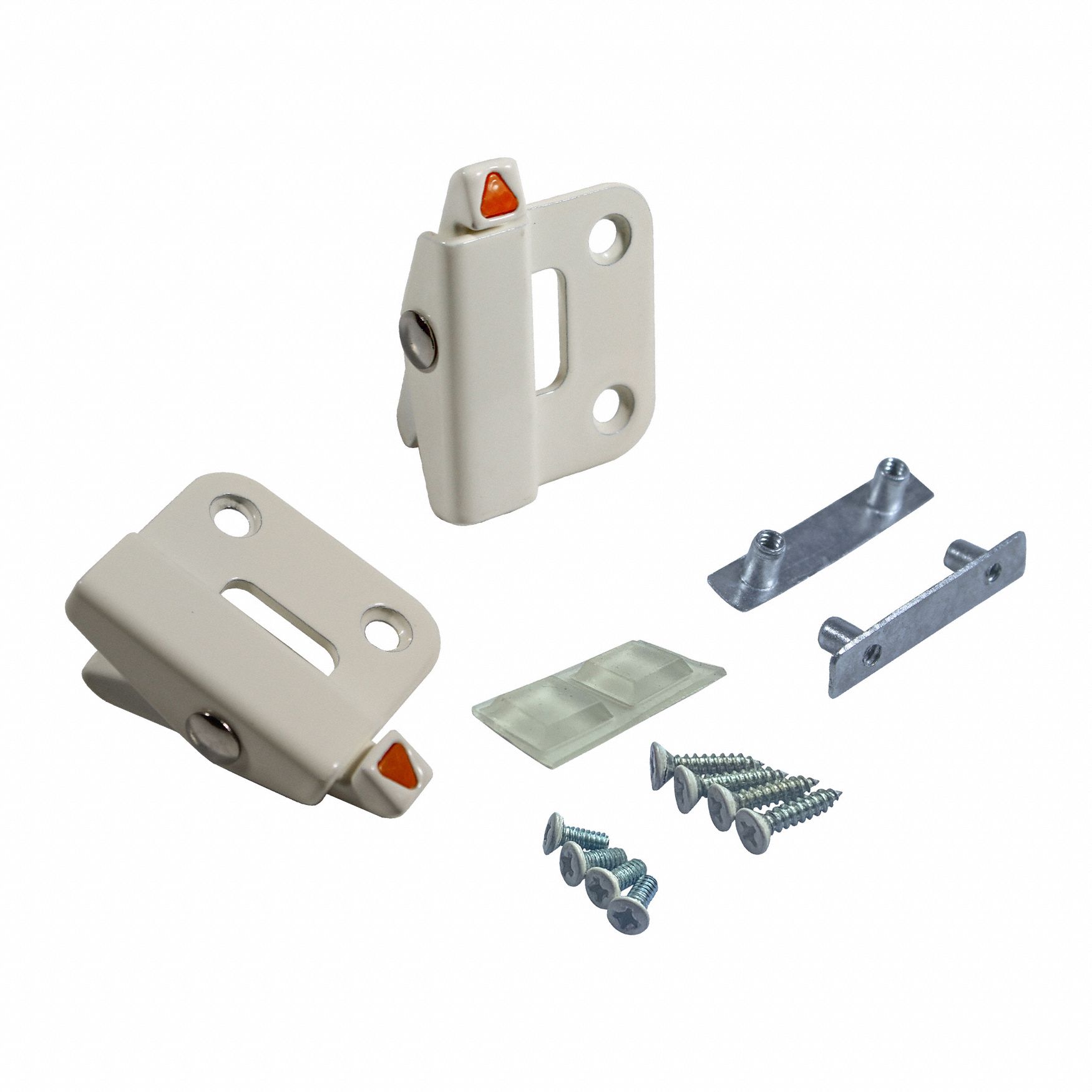 Window Opening Control Device: 4 in Opening Distance, Gloss, 1 5/8 in Lg, White