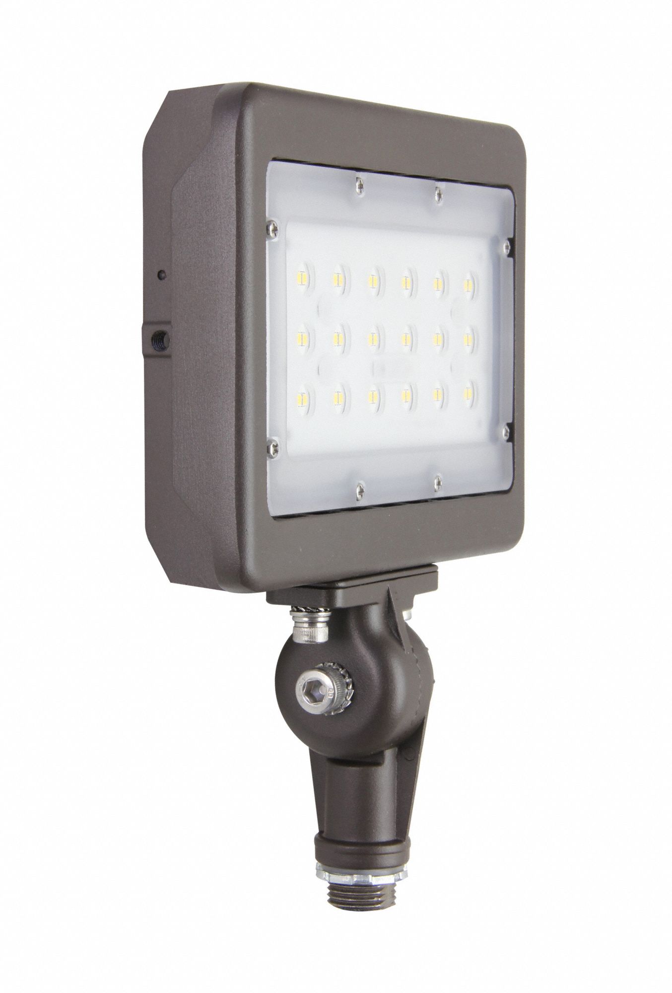 Slim Flood Light: LED, 3, 430 lm, 5000K, 29 W, 120 to 277V AC, NEMA 7x7