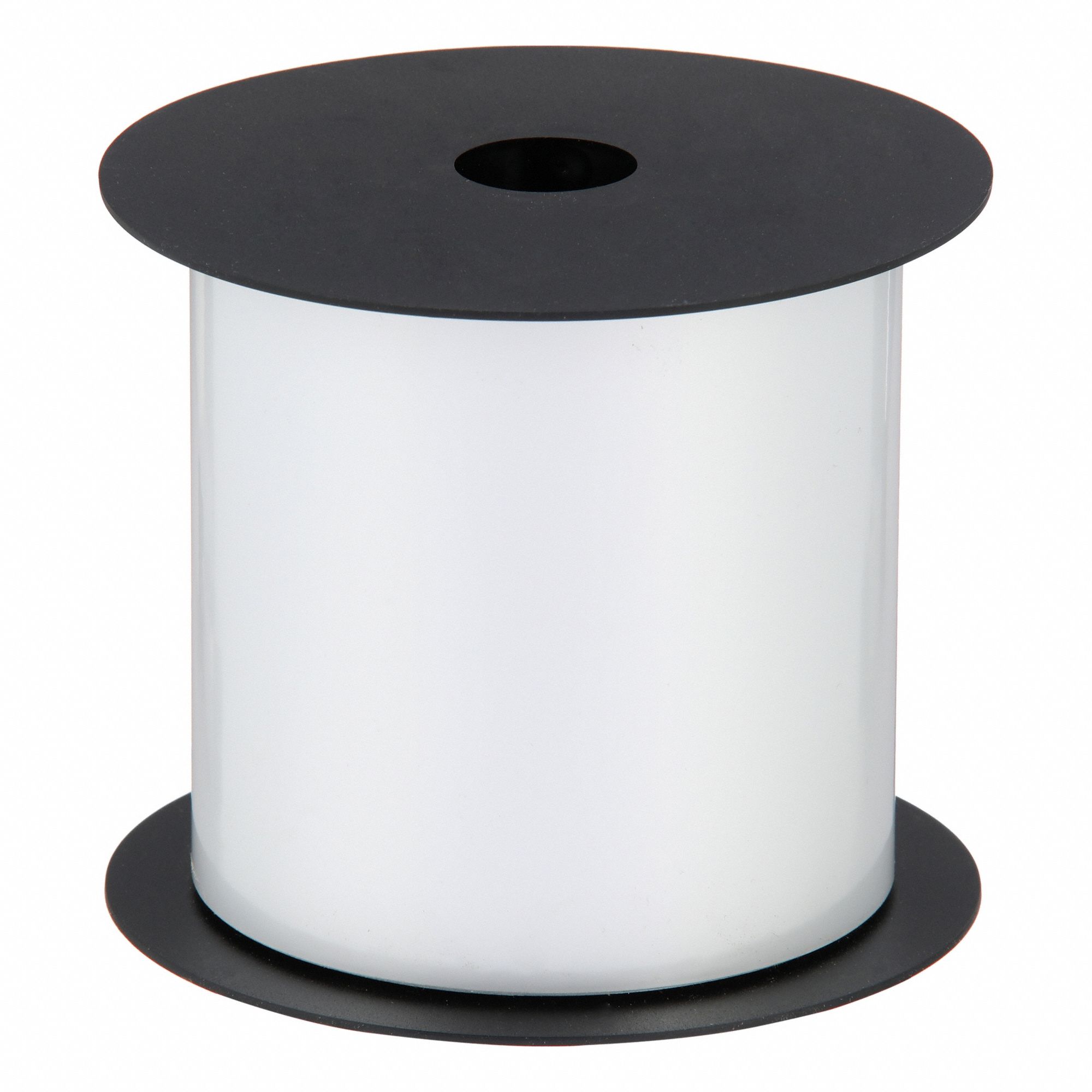 Continuous Label Stock: 4 in x 150 ft, Polyester, Silver (Gloss), Indoor/Outdoor