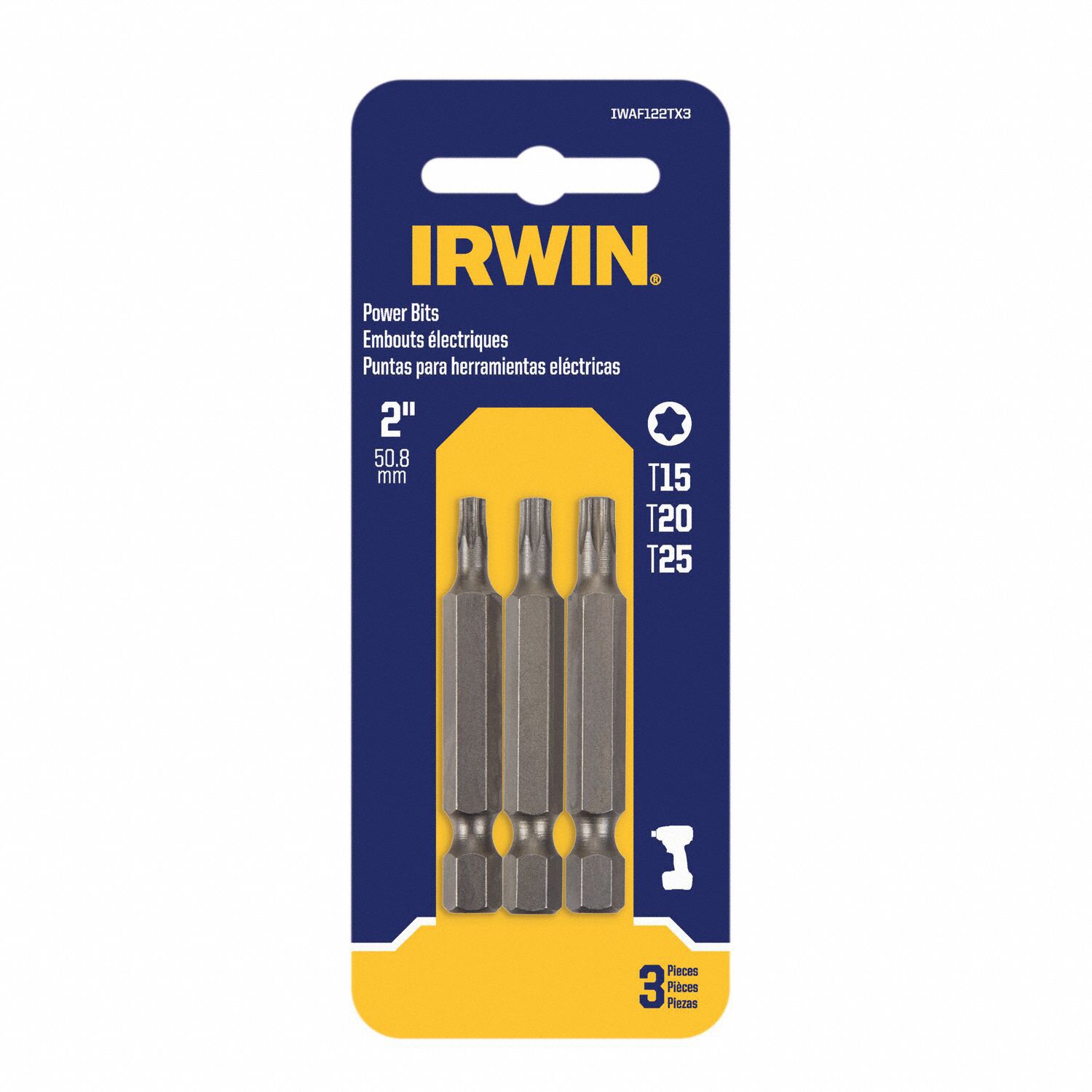 DEWALT Screwdriver Bit Set Torx Bit Set 3 No. of Pieces 1 4 in Hex Shank Size S2 Steel 3 PK