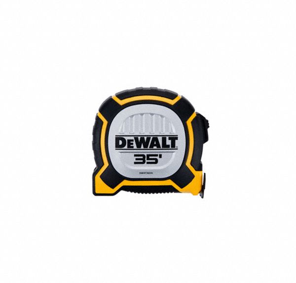 DEWALT, 35 ft Blade Lg, 1 1/4 in Blade Wd, Tape Measure 787PG8