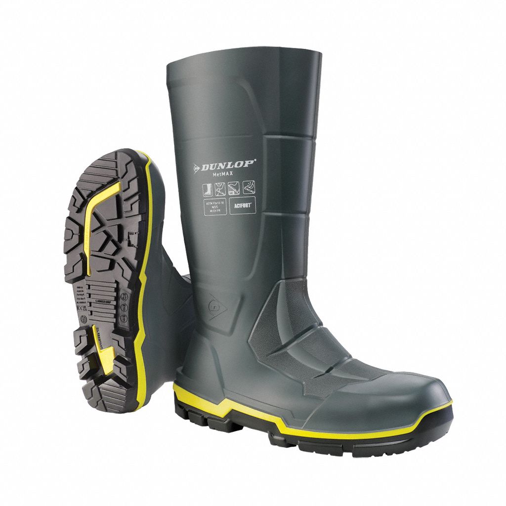 RUBBER BOOT,UNISEX,GREY,KNEE,PR