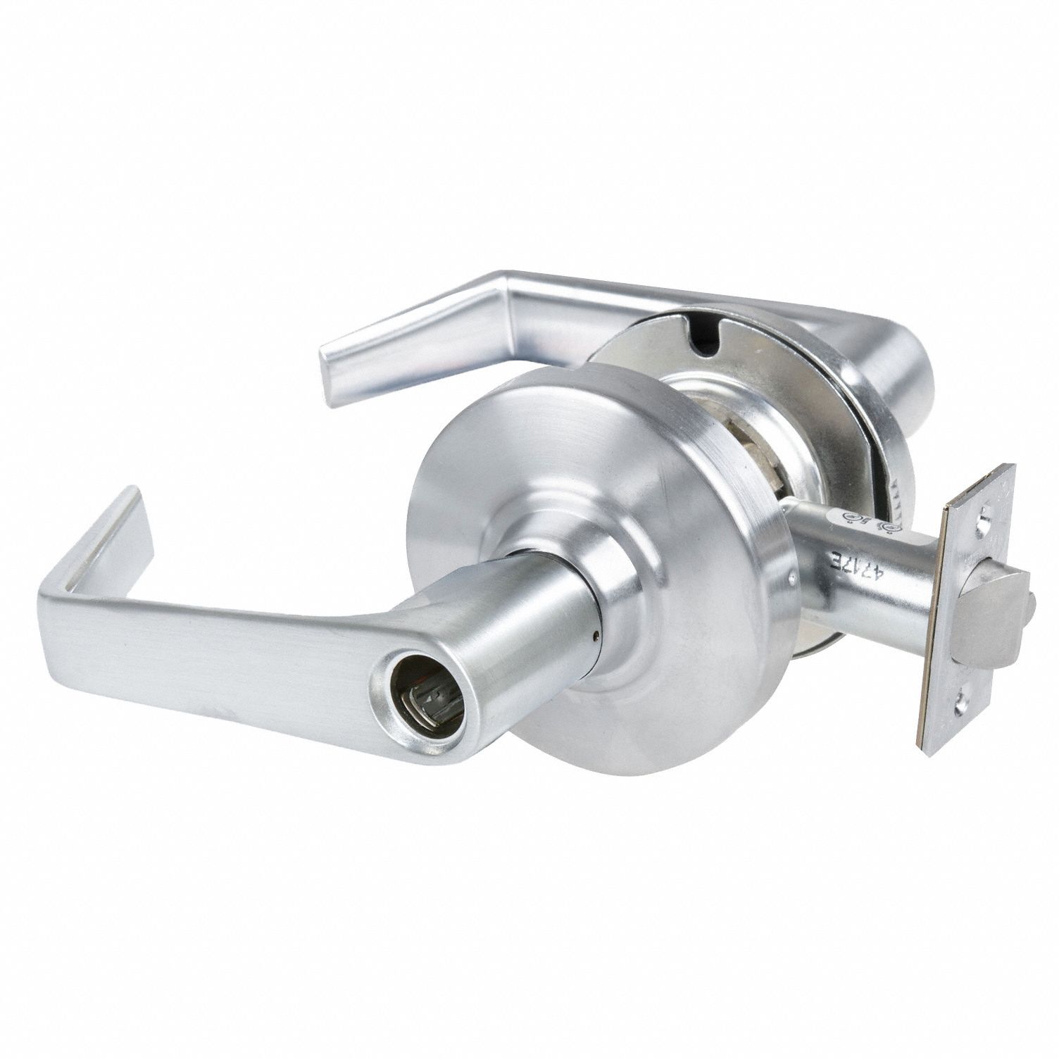 Door Lockset: Classroom Lever Locksets, Chrome, ADA Compliant