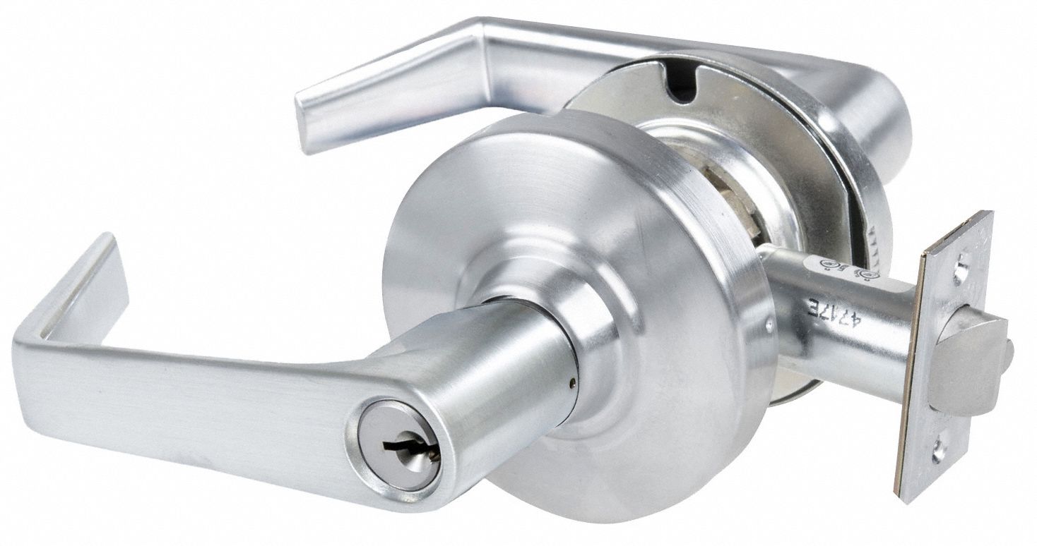 SCHLAGE, Lever, UL Listed, Grade 2 Classroom Lock 787RW5ALX70P SAT