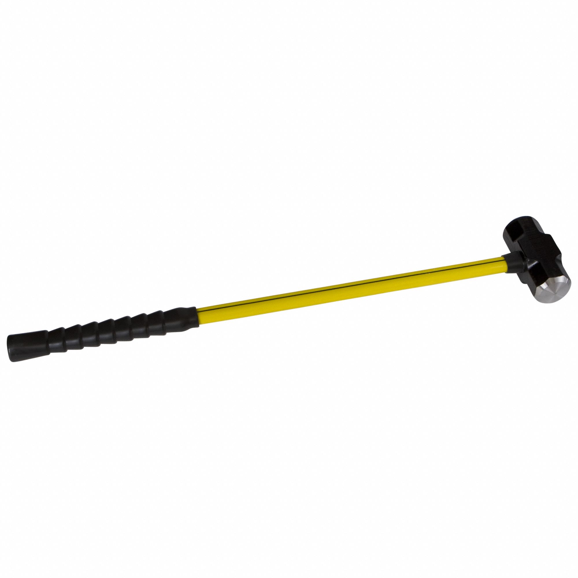 SLEDGE HAMMER, FOR GED STEEL, CLASSIC NUPLAGLAS HANDLE, 10 LB HEAD WT, 2⅛ IN DIA, 32 IN OVERALL L