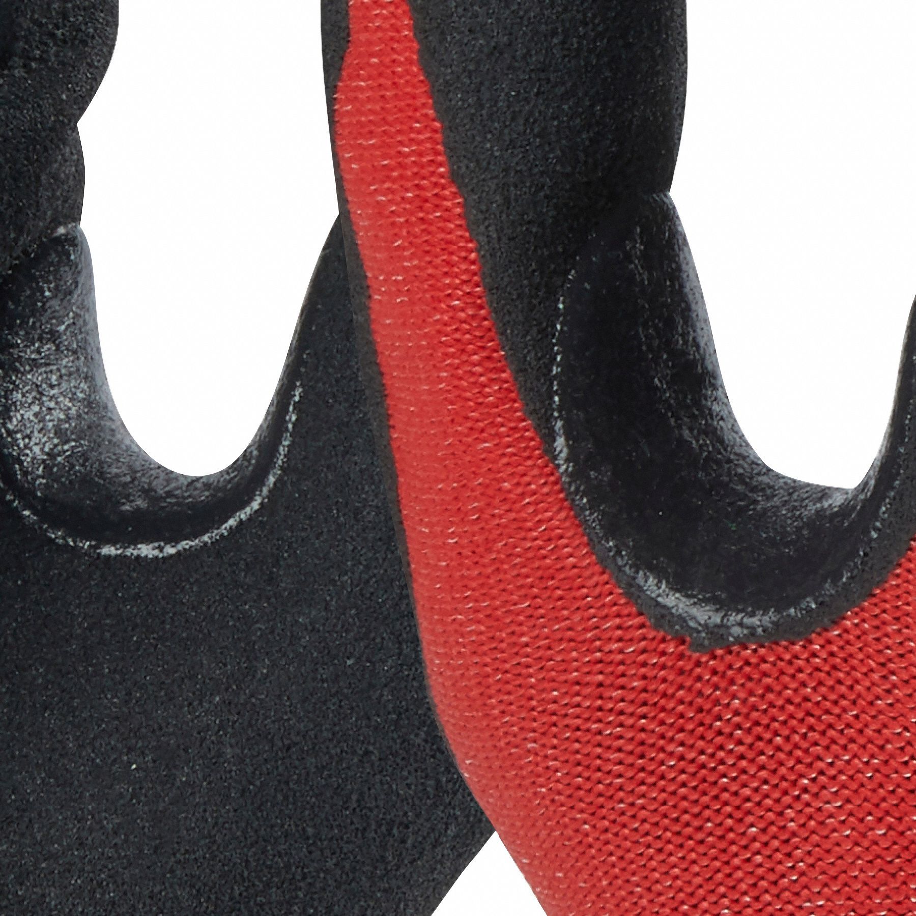CUT LEVEL-2 NITRILE DIPPED GLOVES, XXL, RED, 9.4 IN, 15 GA, KNIT LINING