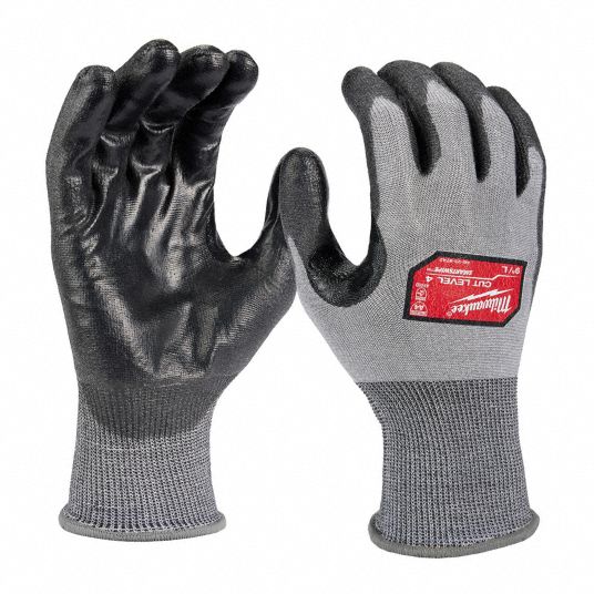 Milwaukee 48-73-8740 Cut Level 4 High Dexterity Polyurethane Dipped Gloves - S