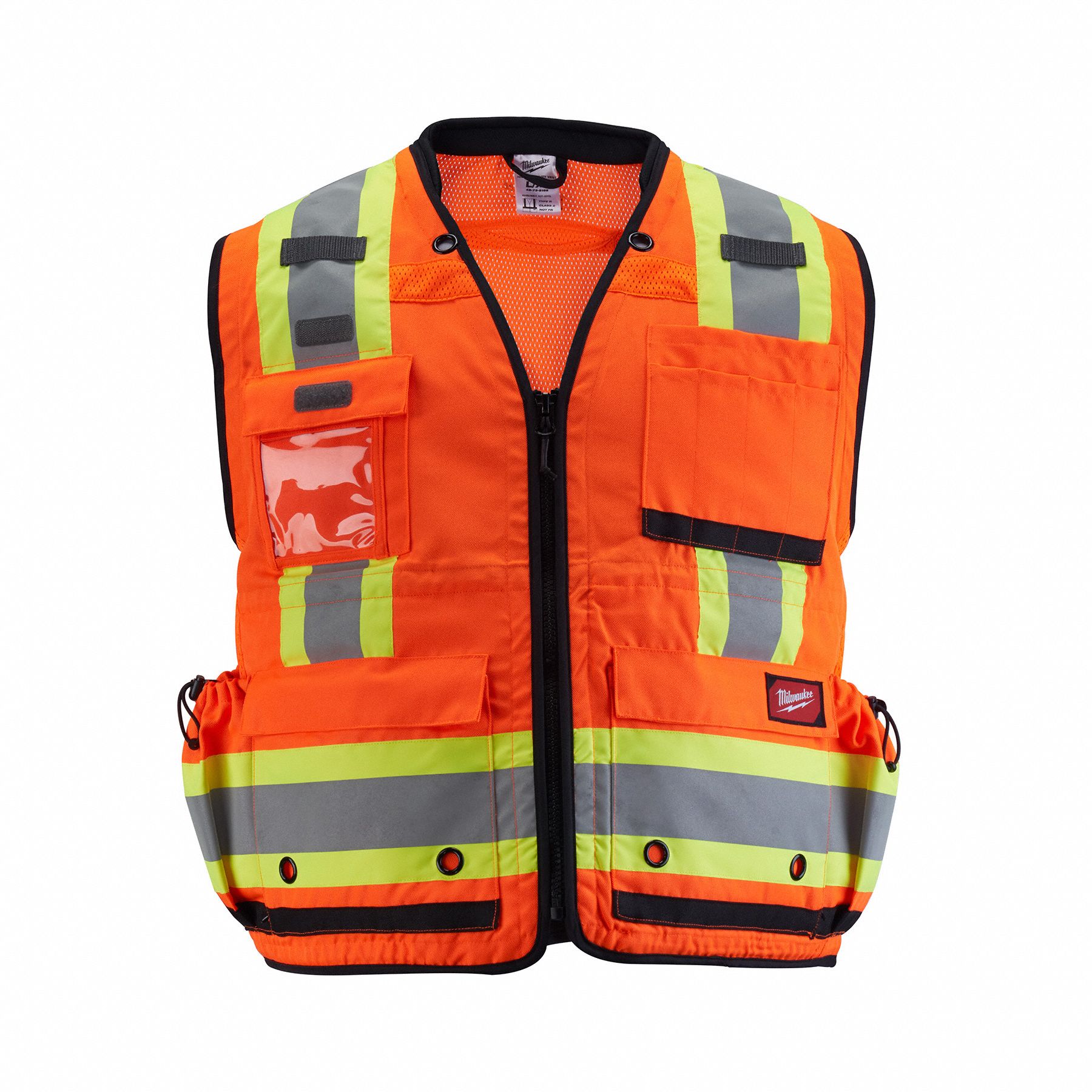 MILWAUKEE, ANSI Class 2, U, Safety Vest - 787V64|48-73-5167 - Grainger