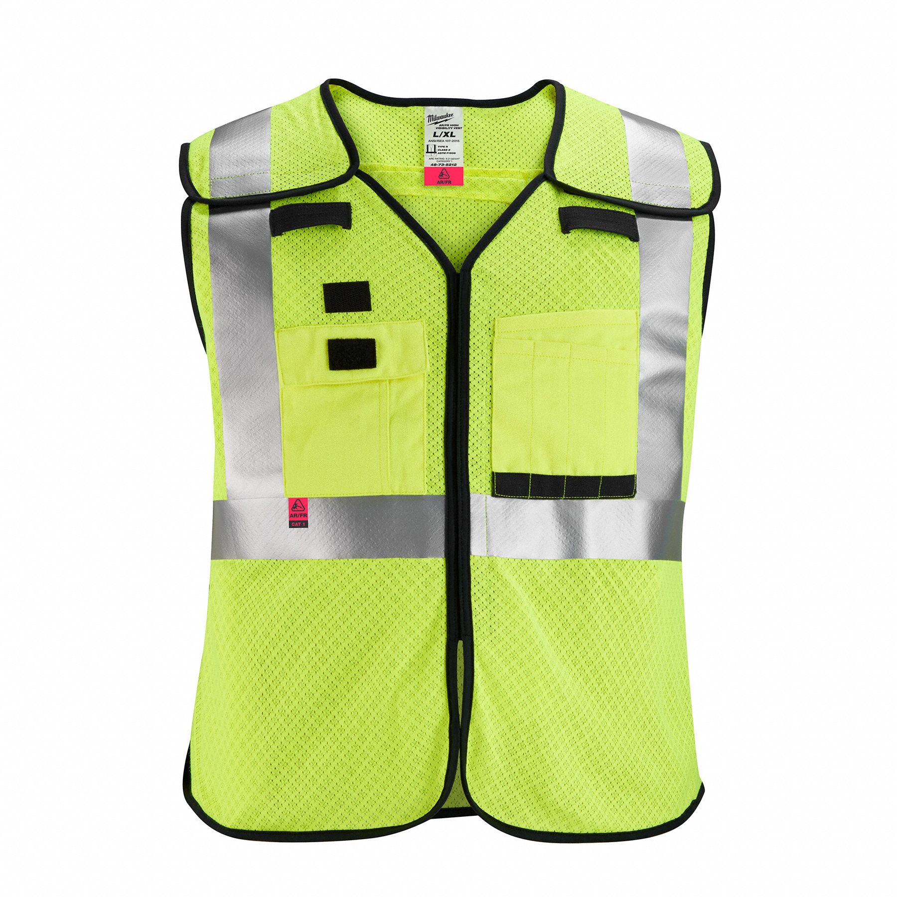 SAFETY VEST,4XL,5XL,UNISEX,POLY,LIME