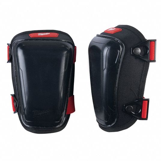 MILWAUKEE Knee Pad Hard Gel, 2 Straps, 1680D Ballistic Nylon
