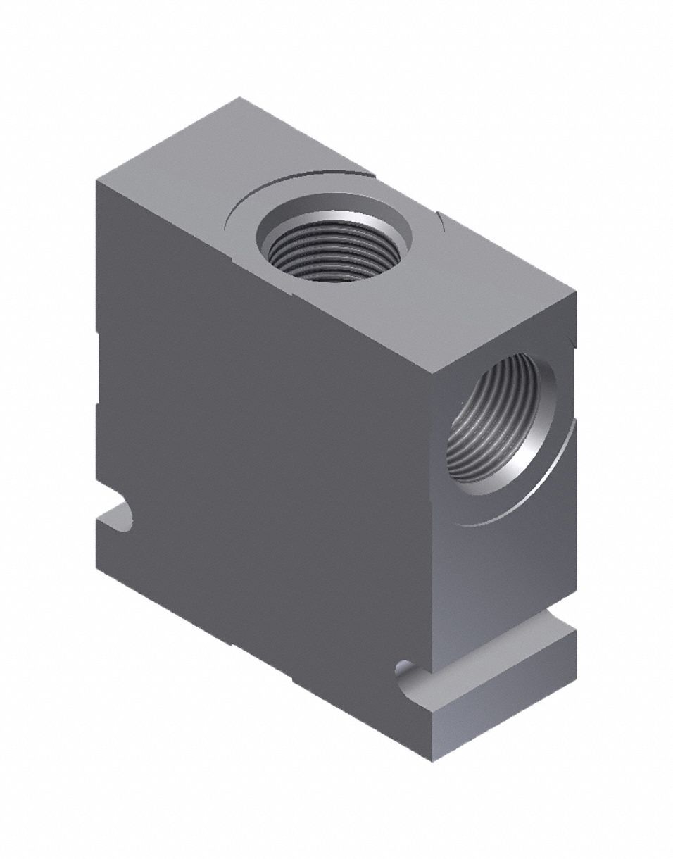 PARKER, PARKER, Steel, Hydraulic Cartidge Valve Line Body 787XM0B12