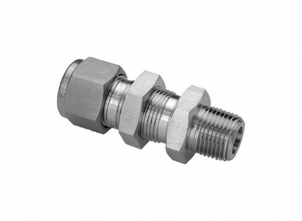 Compression Fitting Union: 10 mm OD x 1/2 in Pipe Fitting Size, Compression x FNPT