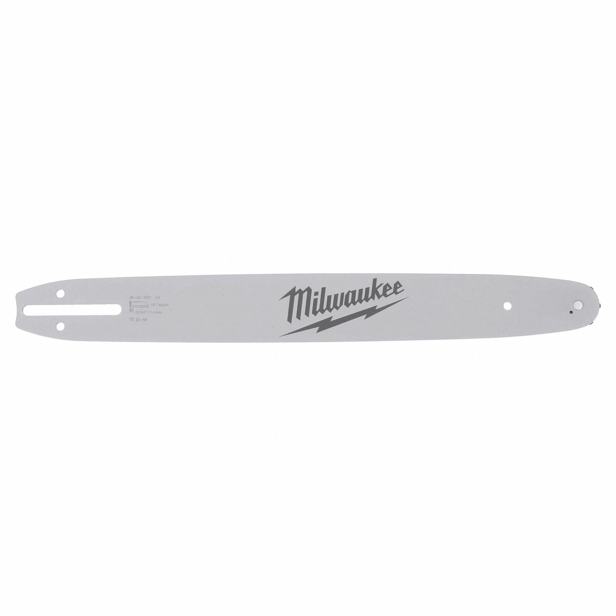 MILWAUKEE, 16 in Compatible Bar Lg, 3/8 in, Guide Bar - 787YW0|48-09 ...