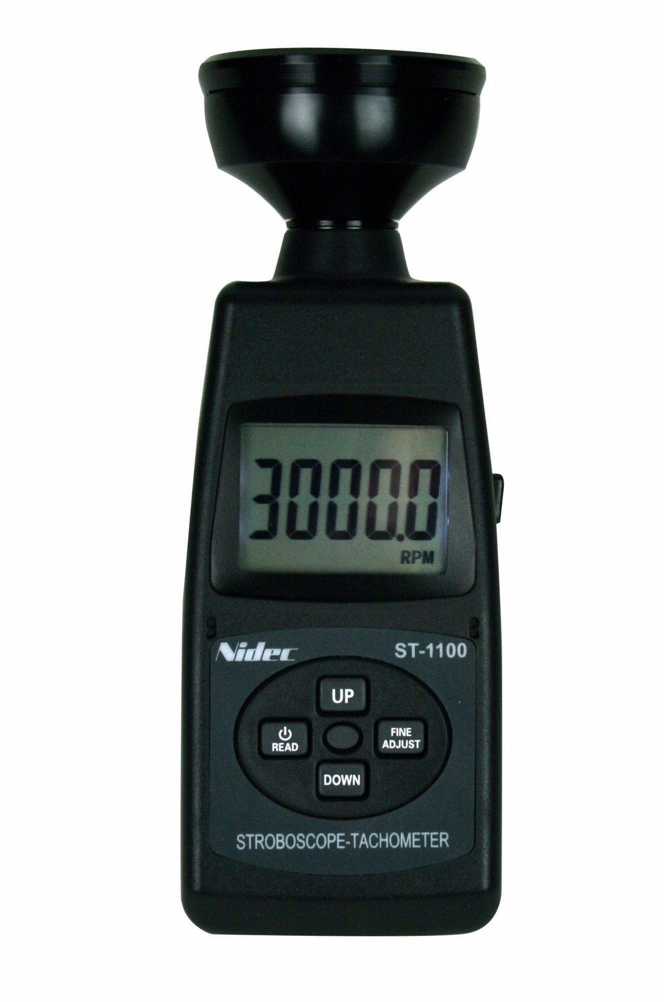 Digital Stroboscope: 0.1 fpm, LED, 40, 000 fpm, 60 fpm, Battery, Available Separately