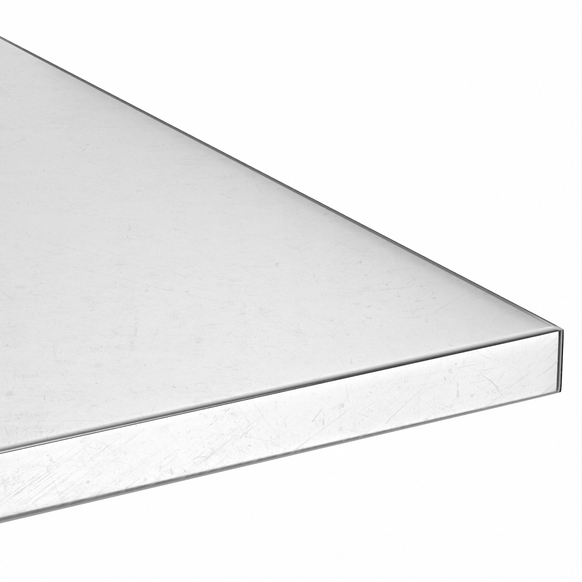 Stainless Steel Plate: 304, 1 in Thick, 12 in x 12 in Nominal Size (WxL), Annealed, Mill, ±0.06 in