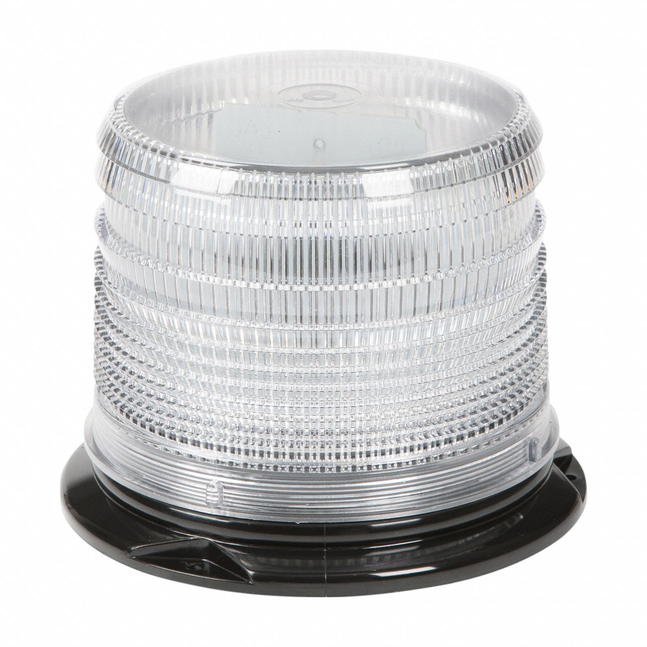 Flashing Beacon: Flashing Beacon, White, 6 3/8 in Overall Wd, 4 7/8 in Overall Ht, LED