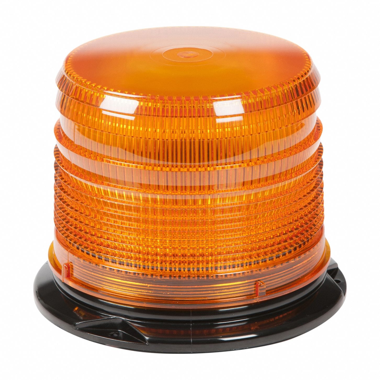 Flashing Beacon: Flashing Beacon, Amber, 6 3/8 in Overall Wd, 4 7/8 in Overall Ht, LED
