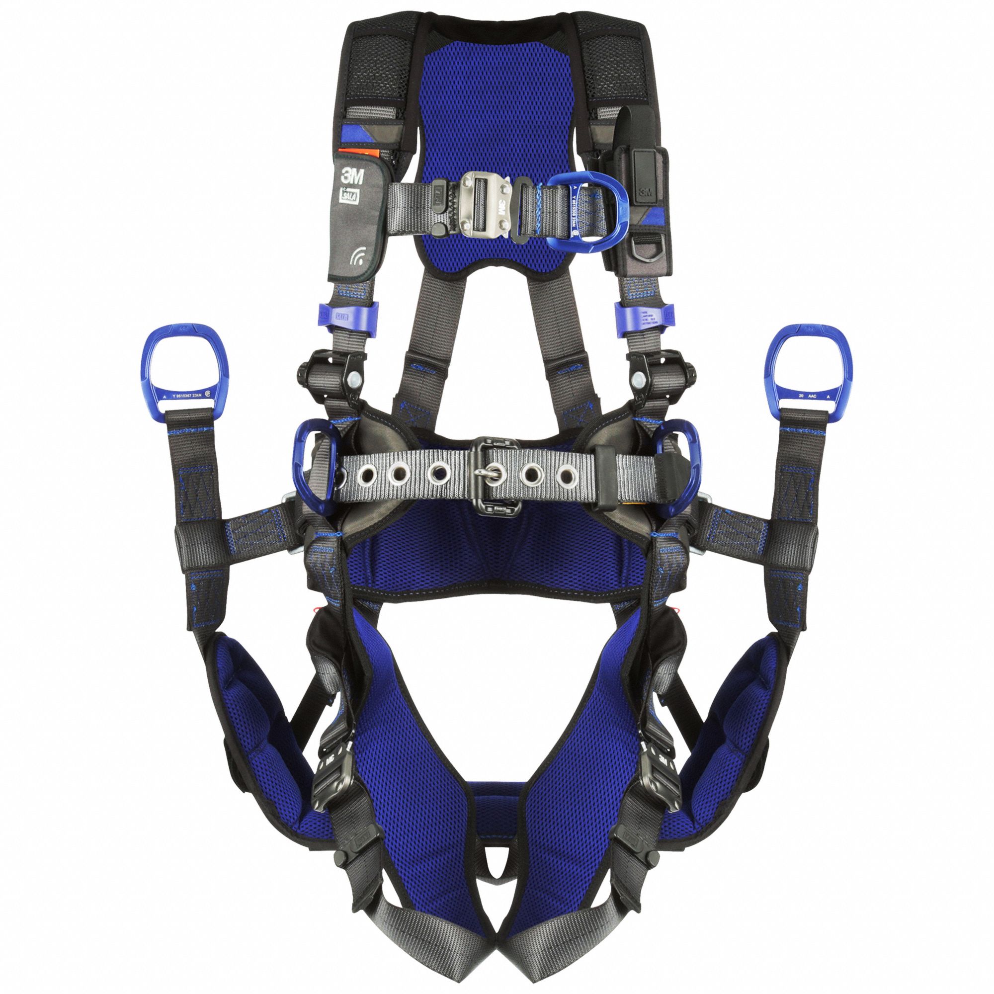 K3395 Harness 2XL Gray Quick-Connect Polyester