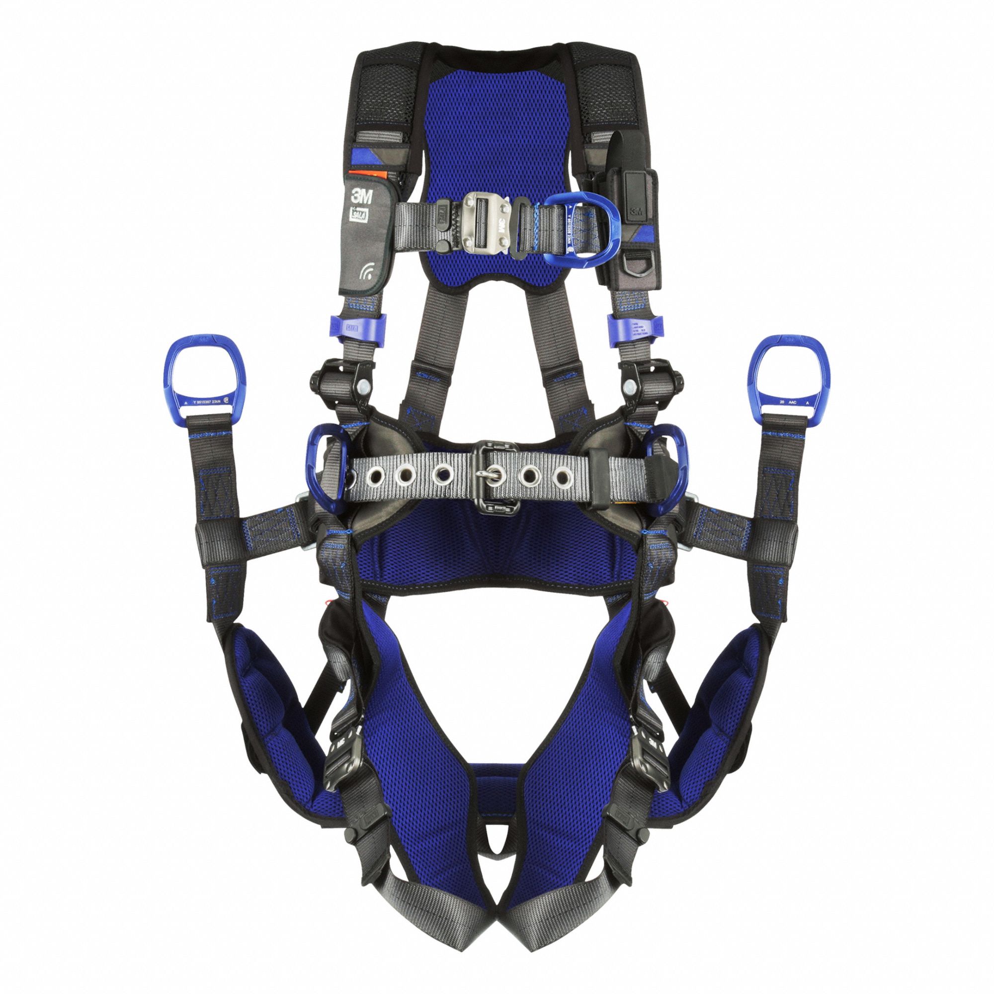 Fall Protection Harness: Vest, Quick-Connect / Quick-Connect Buckles, 2XL