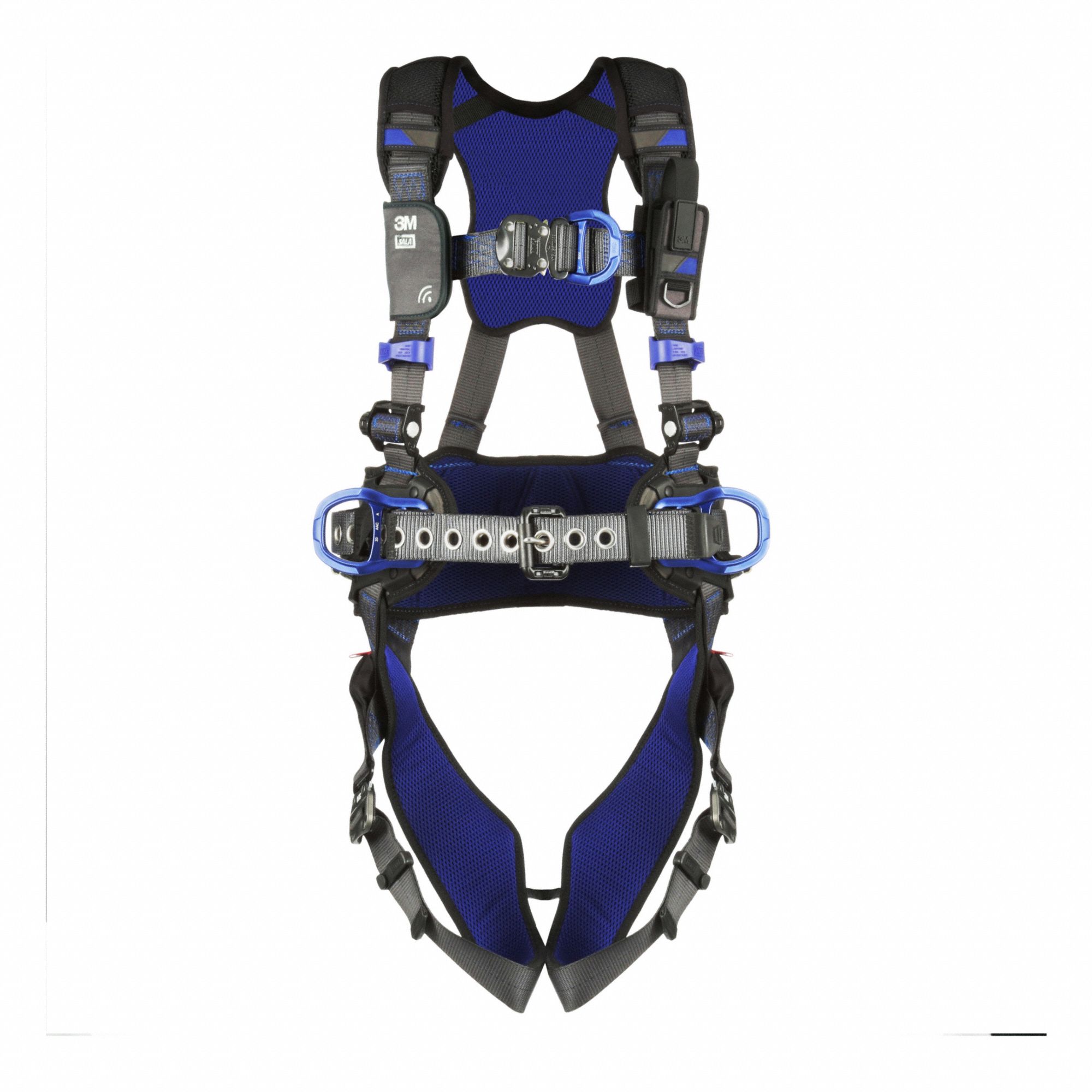 Fall Protection Harness: Vest, Quick-Connect / Quick-Connect Buckles, 2XL