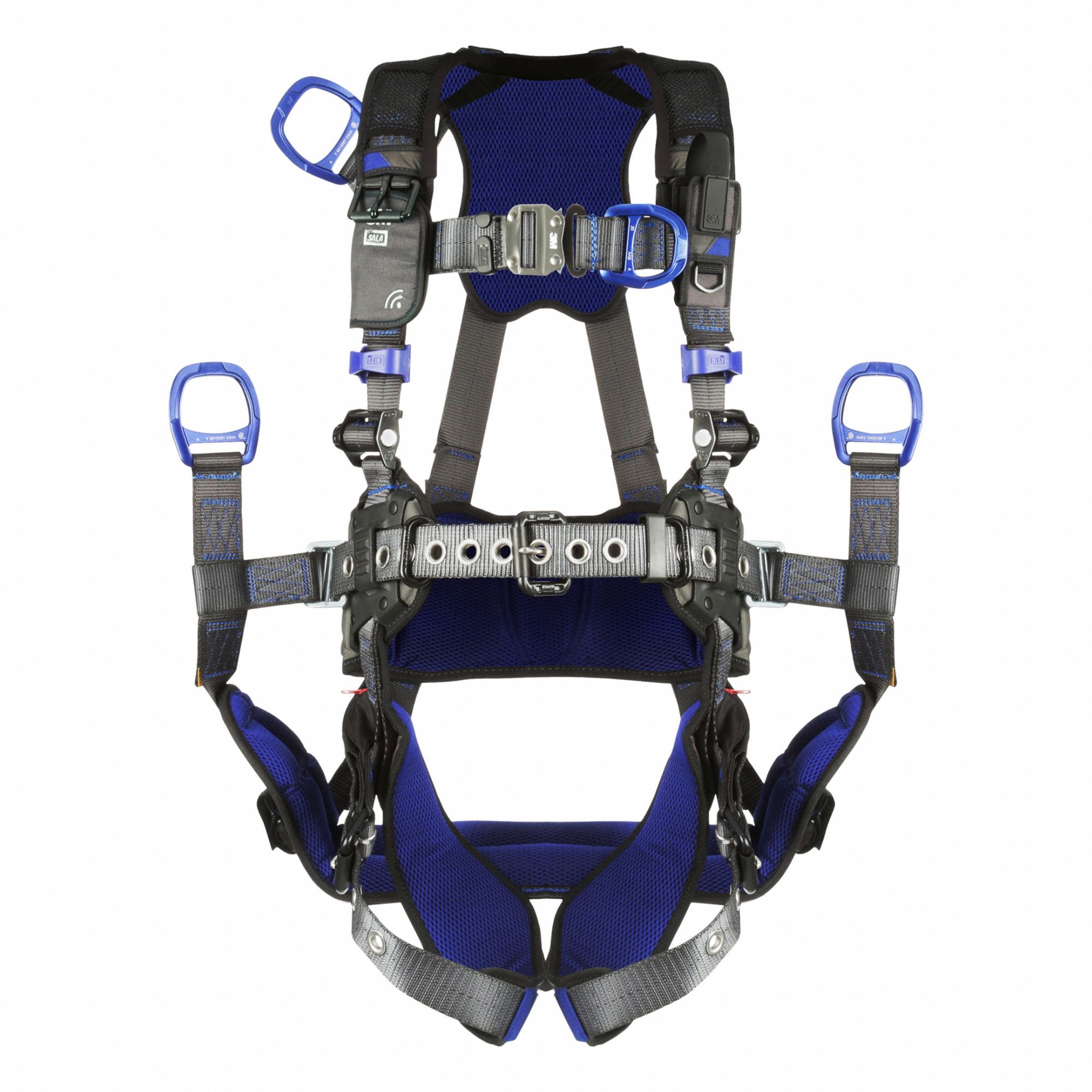 Fall Protection Harness: Vest, Quick-Connect / Tongue Buckles, L, 420 lb Capacity